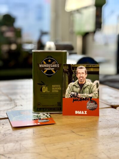 Manousakis Olivenöl inkl. Autogrammkarte
